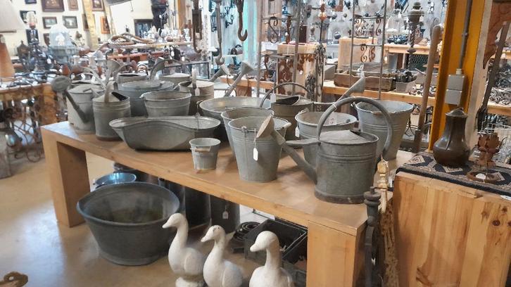 wegens verhuis tot 50% korting in de leukste brocante winkel, Antiek en Kunst, Curiosa en Brocante, Ophalen