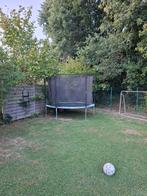 Trampoline met ladder 3m50, Ophalen, Gebruikt