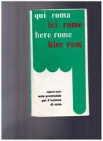 Ici Rome  - petit guide de la ville avec plans - 1980, Livres, Utilisé, Enlèvement ou Envoi, Collectif, Guide ou Livre de voyage