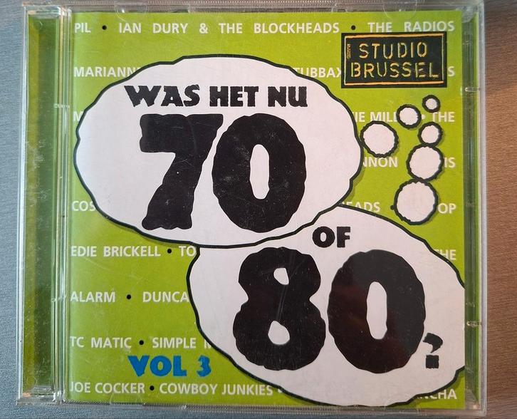 2cd. Was het nu 70 of 80 ? Vol. 3. Studio Brussel., Cd's en Dvd's, Cd's | Verzamelalbums, Gebruikt, Ophalen of Verzenden