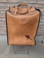 Vintage lederen shopper, Ophalen, Gebruikt