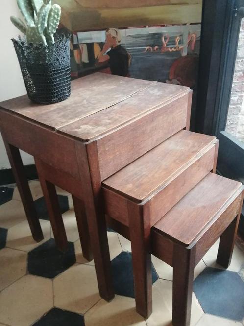 TAFELS ART DECO, Antiek en Kunst, Curiosa en Brocante, Ophalen