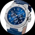 Cortese chirone chronograph quartz, Ophalen, Staal, Leer
