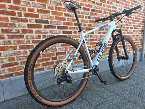 Cube Reaction C62 Pro White-Blue-Red mod 2024 XL nieuwstaat, Fietsen en Brommers, Fietsen | Mountainbikes en ATB, Zo goed als nieuw