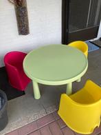 Setje met tafel en 3 stoeltjes, Ophalen, Zo goed als nieuw