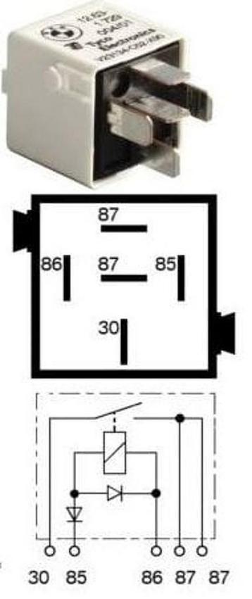 Relais NO Contact ECU relais white BMW 3 / 5 / 7 / Z3  E30 E beschikbaar voor biedingen