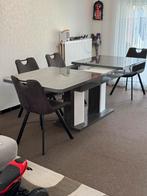 mooie tafel met 6 stoelen perfect staat, Huis en Inrichting, Tafels | Eettafels, Ophalen