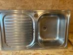 Inox wasbak, Huis en Inrichting, Ophalen, Gebruikt