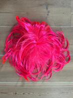 Pruik roze fluo kort, Ophalen of Verzenden, Gedragen, Accessoires