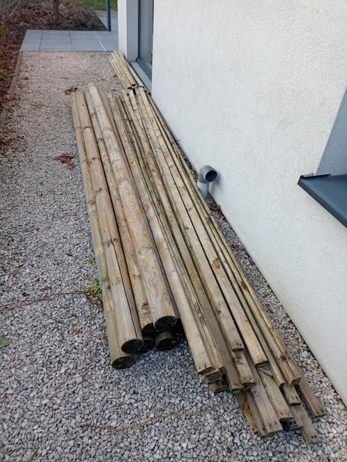 geimpregneerde tuinhout latten voor leiconstructie, Tuin en Terras, Palen, Balken en Planken, Gebruikt, Ophalen