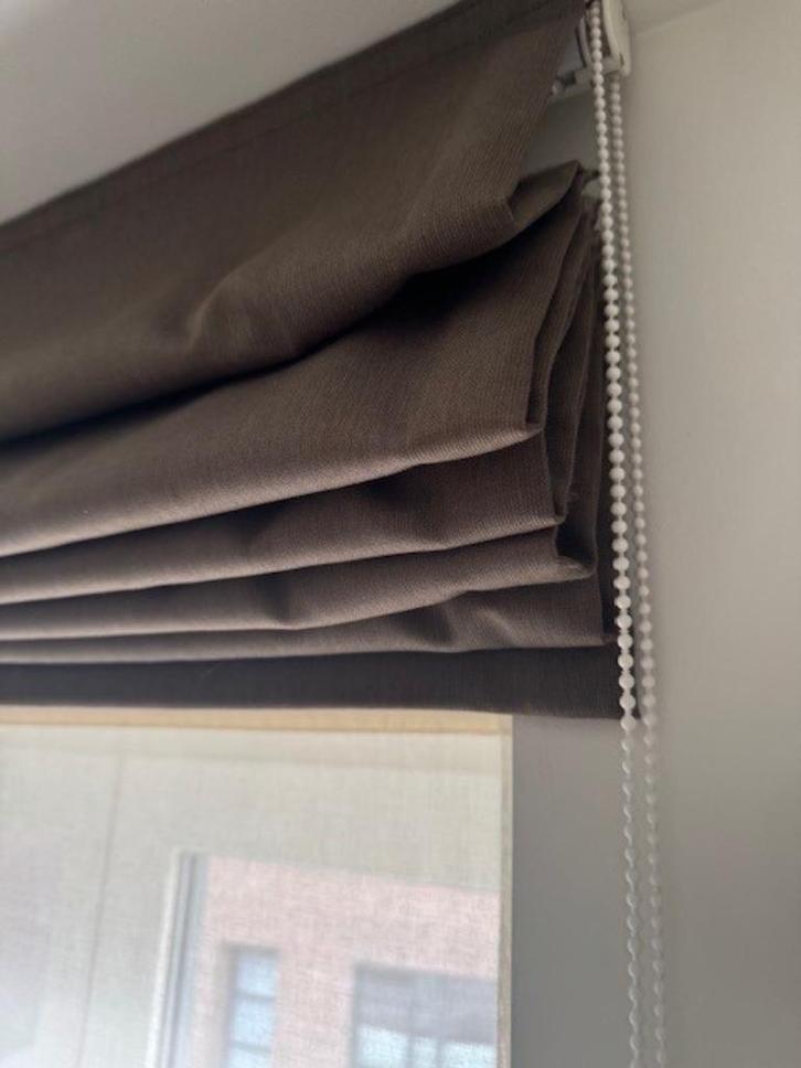 Gordijnen, Vouwgordijnen vele kleuren en afmetingen, Huis en Inrichting, Stoffering | Gordijnen en Lamellen, Gebruikt, Ophalen