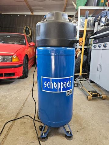 Scheppach olijvrije Compressor HC51V 50L, Comme neuf, Enlèvement, Sans huile, 25 à 100 litres
