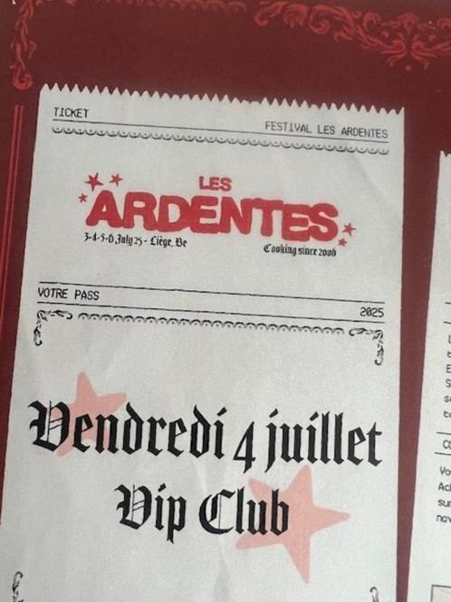 ticket, Tickets en Kaartjes, Evenementen en Festivals, Eén persoon