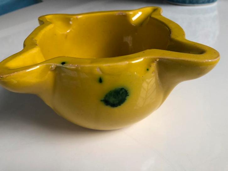 Aardewerken geglazuurde vijzel, Maison & Meubles, Cuisine | Vaisselle, Poterie, Enlèvement ou Envoi