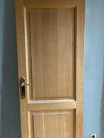 Volledig houten eiken deur + chambrang, Gebruikt, Hout, Ophalen, Binnendeur