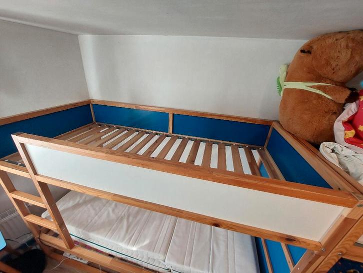 Ikea Kura stapelbed, Kinderen en Baby's, Kinderkamer | Stapelbedden en Hoogslapers, Gebruikt, Stapelbed, Ophalen