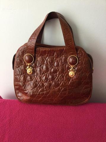 Af te halen in Asse. Vintage lederen tas uit jaren 90. beschikbaar voor biedingen