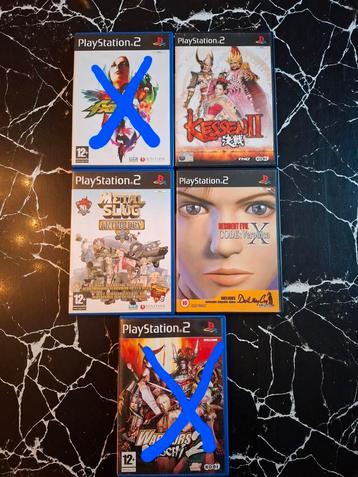 3 ZELDZAME Sony PlayStation 2-games! COMPLEET! beschikbaar voor biedingen