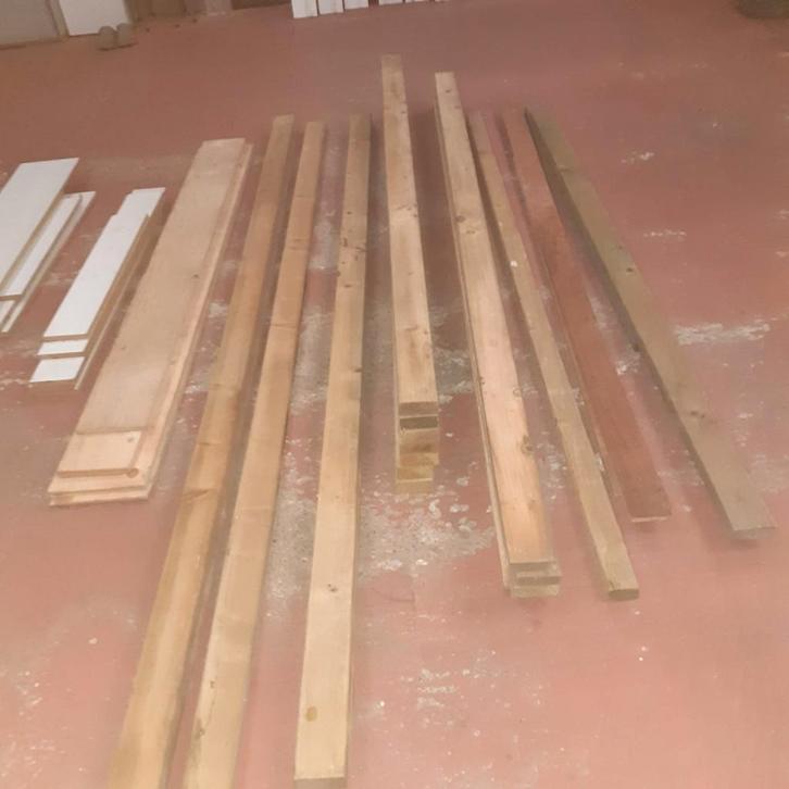 Grenen balken /Planken, Jardin & Terrasse, Poteaux, Poutres & Planches, Poutres, Enlèvement