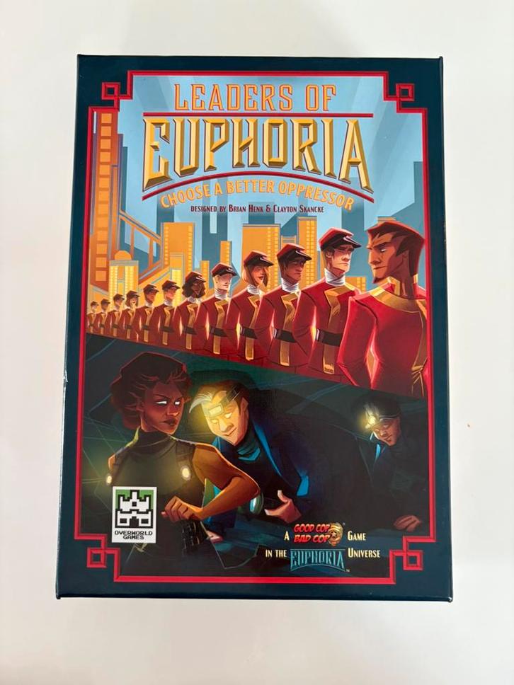 Leaders of Euphoria, Hobby en Vrije tijd, Gezelschapsspellen | Bordspellen, Zo goed als nieuw, Drie of vier spelers, Vijf spelers of meer