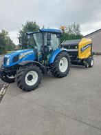 new holland T4 75S met ronde balenpers, Zakelijke goederen, Ophalen of Verzenden, New Holland