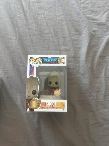Funko pop Groot, Guardians of the Galaxy vol.2, 208, Enlèvement, Comme neuf