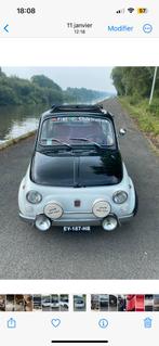 Fiat 500L de 1972, Auto's, Cabriolet, 0 kg, Wit, Handgeschakeld