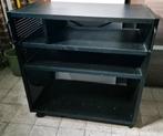 zwart platen kastje op wieltjes, Huis en Inrichting, Ophalen, Gebruikt