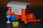 Playmobil 3207 Vintage bouwtrailer, Ophalen, Gebruikt, Complete set