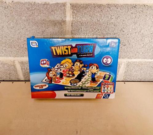 Jeu Twist and Turn dérivé de Twister, Hobby en Vrije tijd, Gezelschapsspellen | Overige, Nieuw, Een of twee spelers, Drie of vier spelers