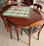 Kerselaar eettafel uitschuifbaar, Ophalen