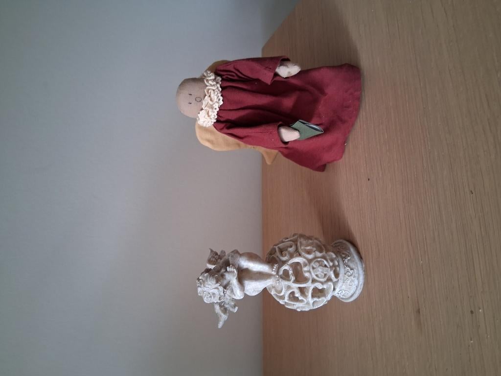 Beeldjes 2 stuks, Diversen, Kerst, Ophalen, Gebruikt