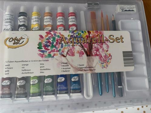 Aquarel set verf en penselen NIEUW, Hobby en Vrije tijd, Schilderen, Nieuw, Ophalen of Verzenden