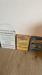 Muurdecoratie perfect voor mancave, Huis en Inrichting, Ophalen of Verzenden