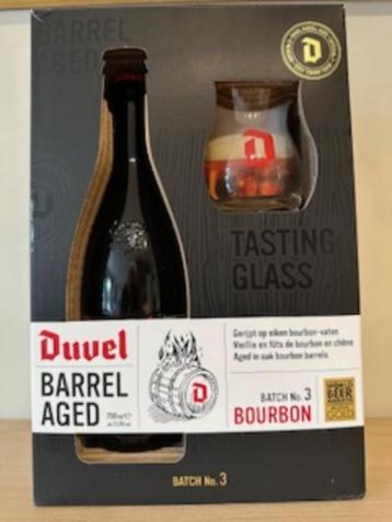Duvel barrel aged nr 3 met glas, in originele verpakking beschikbaar voor biedingen