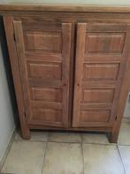 Massief eiken kast, Huis en Inrichting, Kasten | Dressoirs, Ophalen, 100 tot 150 cm, Eikenhout, 25 tot 50 cm