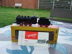 FLEISCHMANN STOOMLOCOMOTIEF MET TWEEASSIGE TENDER, Gebruikt, Fleischmann, Ophalen of Verzenden, Analoog