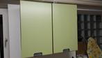 Vintage groen wandkastje, Huis en Inrichting, Kasten | Wandmeubels, Ophalen