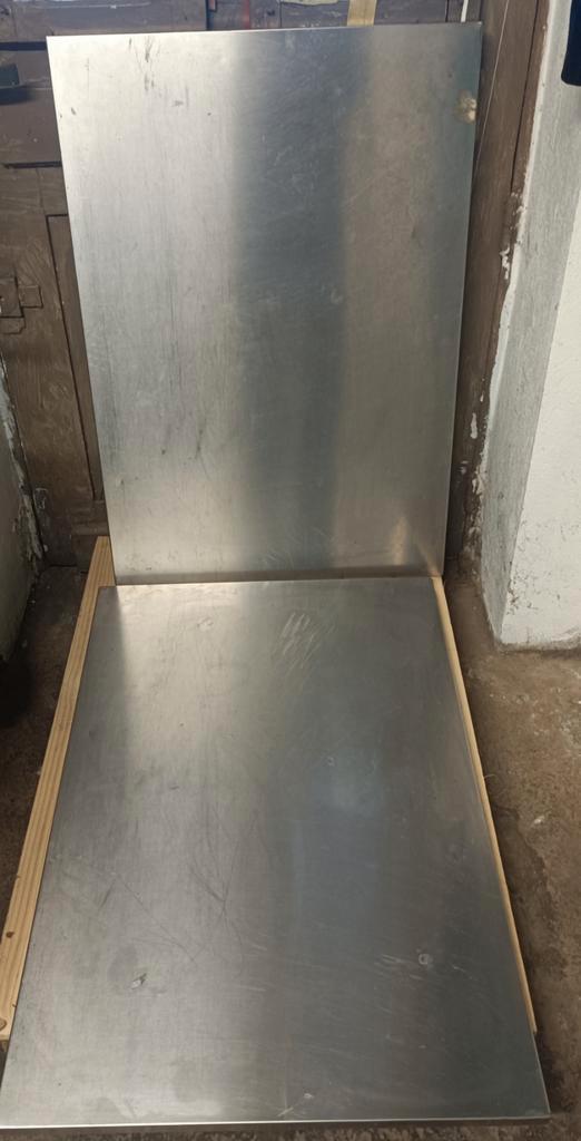 Lot de deux profilés plat en inox, Bricolage & Construction, Métaux, Enlèvement