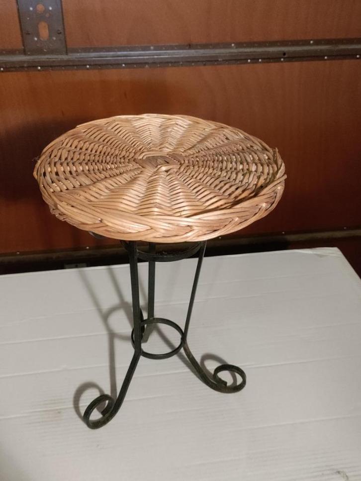 Table / console en osier, Antiek en Kunst, Antiek | Meubels | Tafels, Ophalen