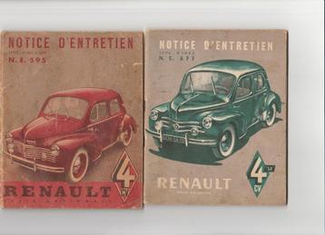 RENAULT 4CV OKKASIEWISSELSTUKKEN T.K beschikbaar voor biedingen