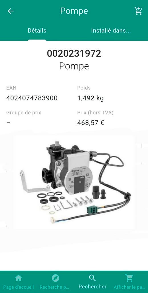 Pomp Vaillant EcoTec Plus- en Pro (100% nieuwe), Verzamelen, Overige Verzamelen, Nieuw, Ophalen of Verzenden