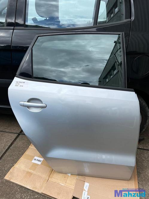 VW POLO 6R LA7W Zilver rechts achter deur portier 2009-2016, Auto-onderdelen, Carrosserie, Deur, Volkswagen, Achter, Rechts, Gebruikt