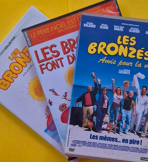 5x DVD des films Les bronzés 1 à 3 - Intégrale, Cd's en Dvd's, Dvd's | Komedie, Zo goed als nieuw, Overige genres, Boxset, Alle leeftijden