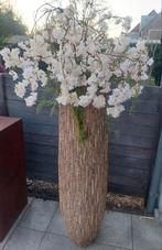 Zijden kunstbloemen  + grote vaas, Ophalen, Bloemstuk
