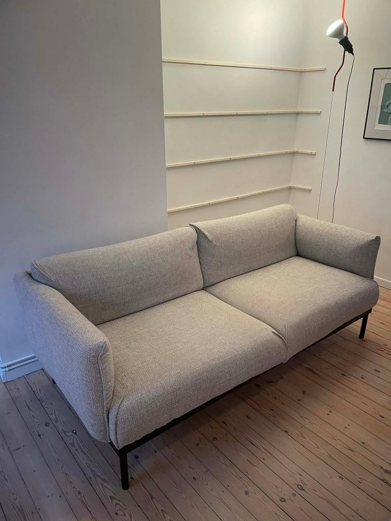 ÄPPLARYD 2-zitsbank, Lejde lichtgrijs, Maison & Meubles, Canapés | Salons, 75 à 100 cm, Tissus, Enlèvement, Utilisé