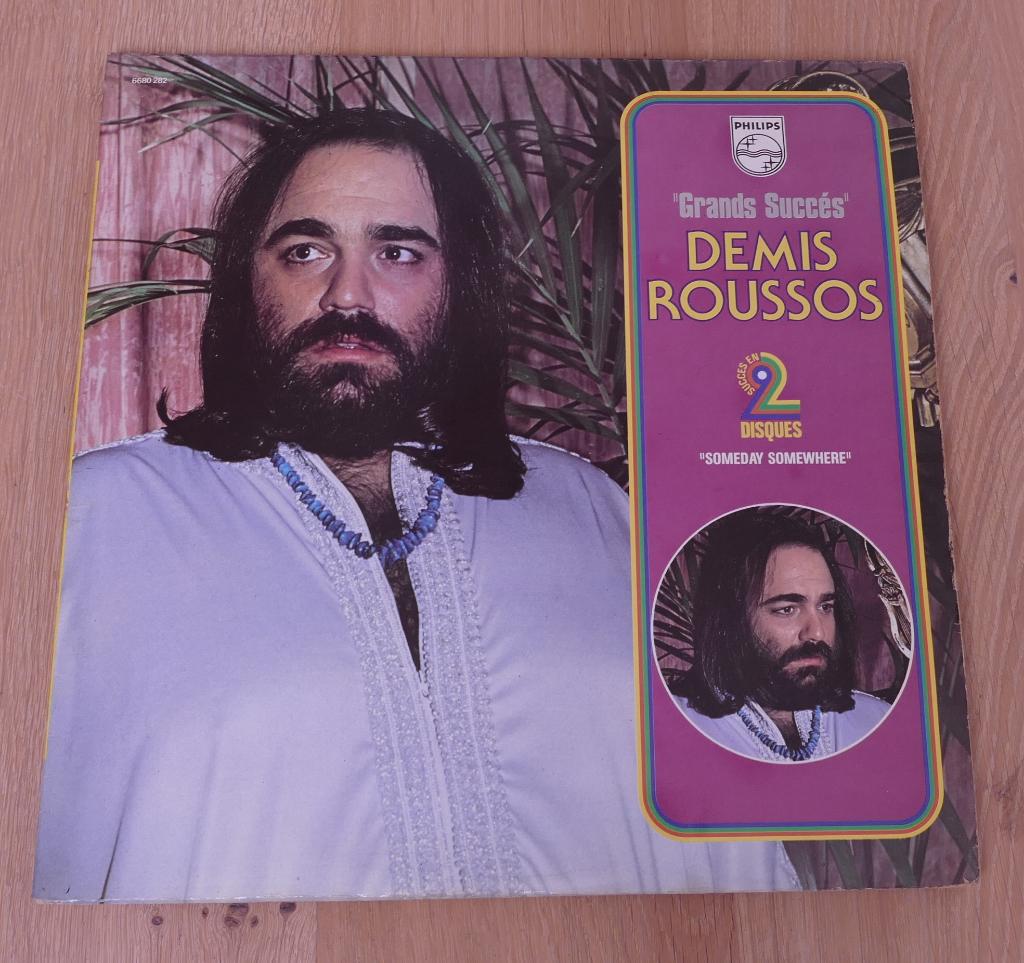 2LP Demis Roussos – Grands Succès - "Someday Somewhere", Cd's en Dvd's, Vinyl | Rock, Gebruikt, Poprock, 12 inch, Ophalen of Verzenden