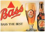 BIERMERKEN BASS PANCARTE, Verzenden, Nieuw, Reclamebord, Plaat of Schild