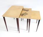 Set of 3 Nesting Tables by Aldo Tura - Vintage tafels, Antiek en Kunst, Ophalen