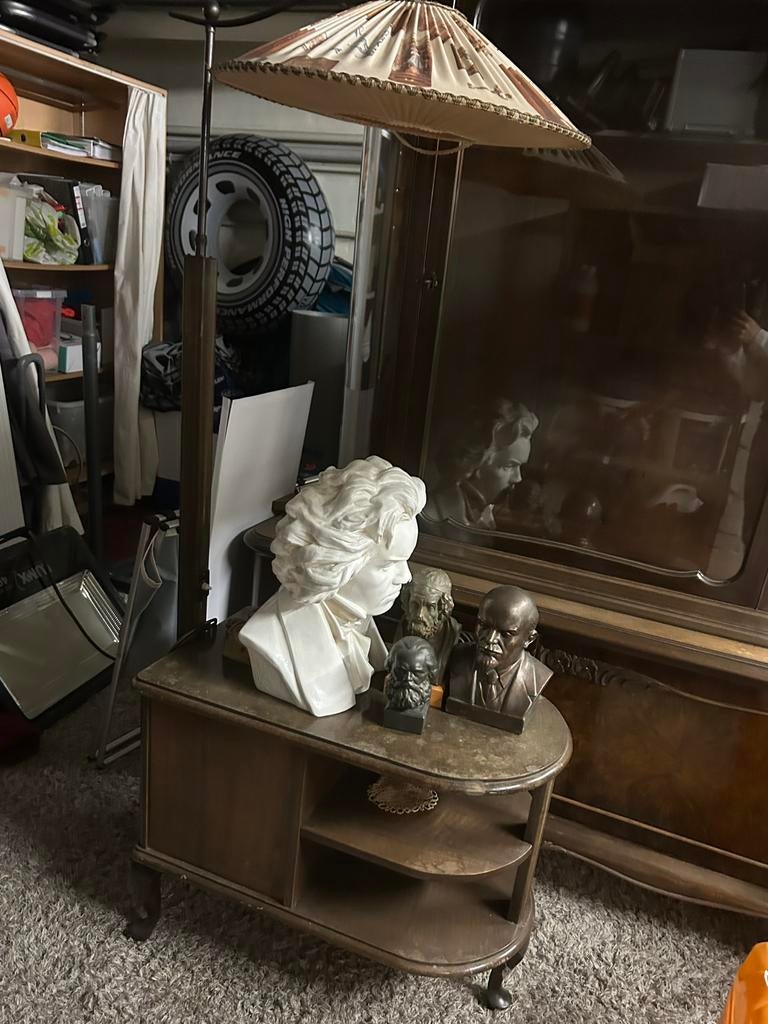 Antieke lamp, Ophalen